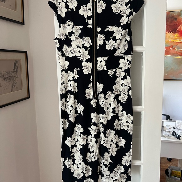 ERDEM Floral orchid Analena Dress US 12 - Picture 3 of 6